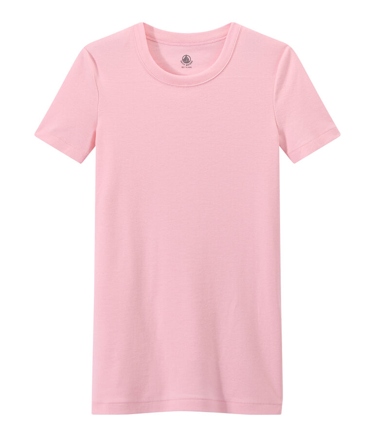 Camiseta de punto original para mujer rosa BABYLONE