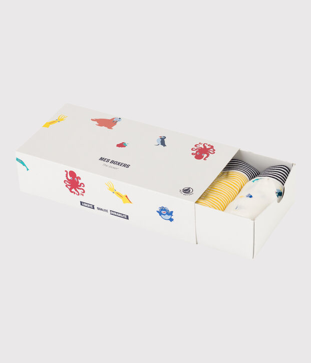 Juego de 5 b&oacute;xers de algod&oacute;n para ni&ntilde;o multicolor