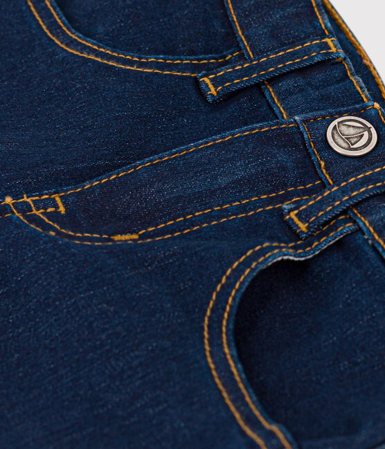 Pantalón vaquero slim de niña azul DENIM BRUT