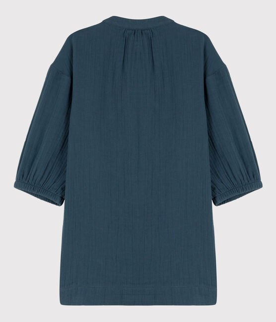 Vestido de manga larga de gasa de algodón de niña DUCKY