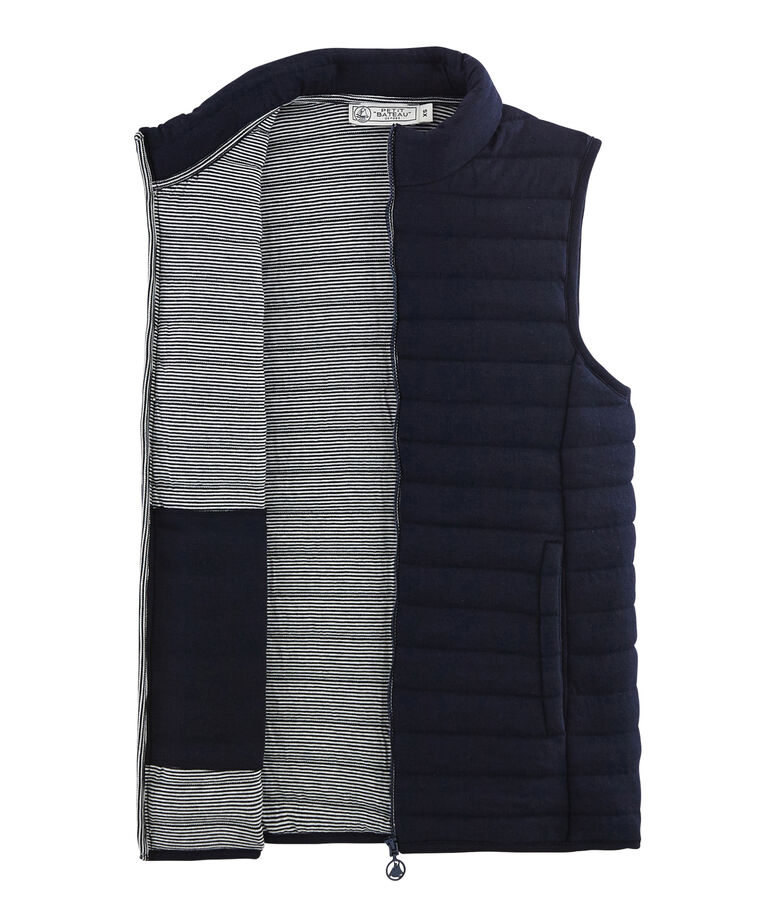 Chaleco anorak de t&uacute;bico para mujer azul