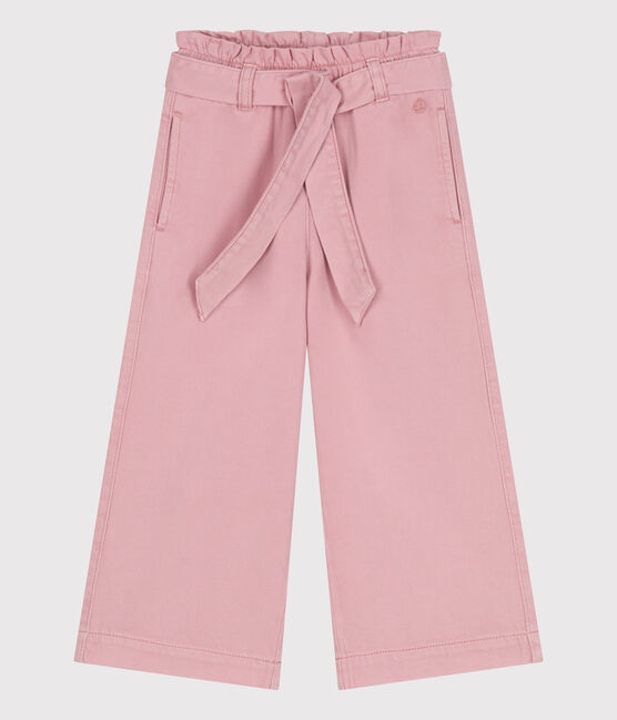 Pantalón infantil de mezcla de algodón y lyocell. rosa CHARME