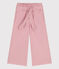 Pantalón infantil de mezcla de algodón y lyocell. rosa CHARME