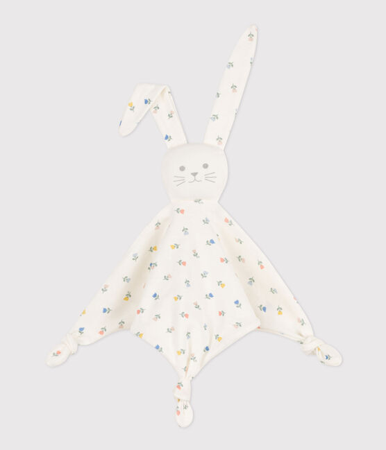 Doudou de algodón con flores blanco MARSHMALLOW/blanco MULTICO