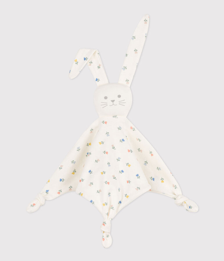 Doudou de algod&oacute;n con flores blanco MARSHMALLOW/blanco MULTICO