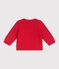 Jersey de punto tricotado de lana y algodón con estampado de caballo para bebé rojo TERKUIT/ AVALANCHE