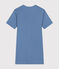 Camisón de algodón calado para mujer azul BEACH