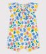 Mono corto con estampado de flores de popelina de bebé