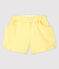 Pantalón corto de milrayas de bebé niña amarillo SHINE/blanco MARSHMALLOW