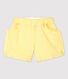 Pantalón corto de milrayas de bebé niña