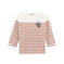 Jersey marinero manga larga para mujer blanco MARSHMALLOW/rosa COPPER