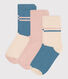 Juego de 3 pares de calcetines deportivos para niño/niña
