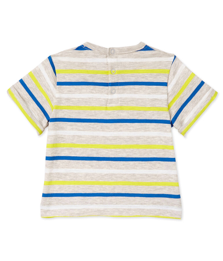 Camiseta de rayas para beb&eacute; ni&ntilde;o beige/multicolor