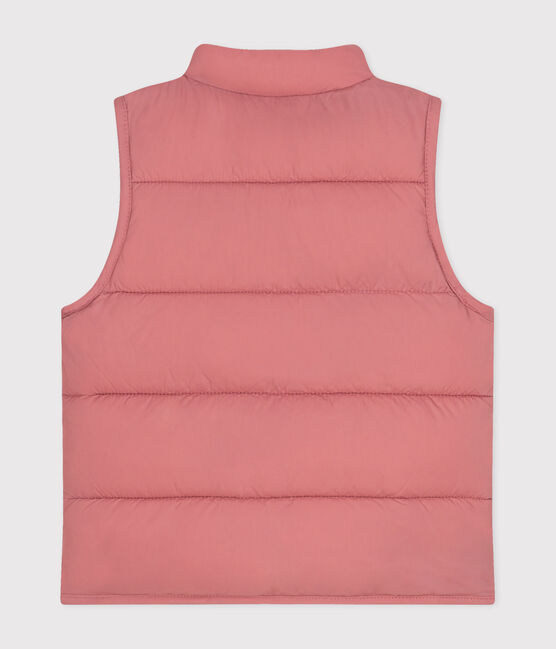 Chaqueta acolchada sin mangas de bebé rosa ROSEWOOD