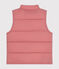 Chaqueta acolchada sin mangas de bebé rosa ROSEWOOD