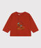 Camiseta de manga larga de jersey para bebé rojo HARISSA