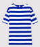 Vestido de rayas de mujer azul SURF/blanco MARSHMALLOW