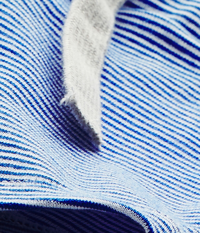 Short beb&eacute; ni&ntilde;o a rayas azul PERSE/blanco MARSHMALLOW