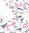 Pijama de algodón con estampado de París para mujer blanco MARSHMALLOW/blanco MULTICO