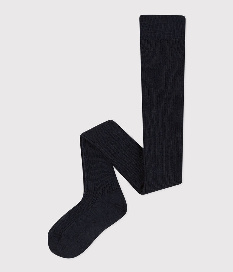 Leotardos de lana de beb&eacute; azul SMOKING