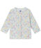Cárdigan estampado para bebé niña blanco ECUME/blanco MULTICO