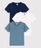Juego de 3 camisetas de algodón de manga corta para niño variante 1