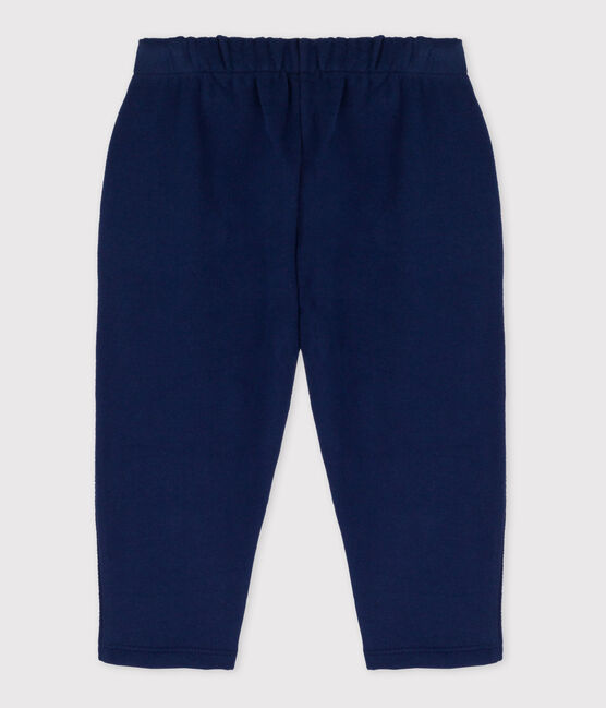 Pantalón de felpa para bebé azul MEDIEVAL