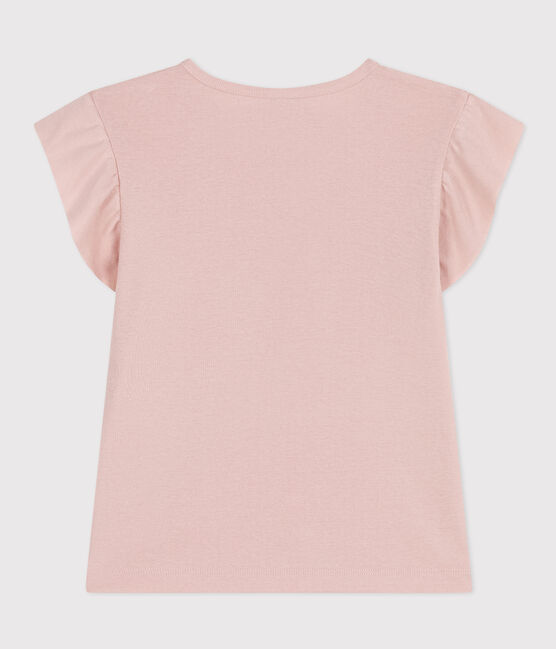 Camiseta de algodón para niña rosa SALINE