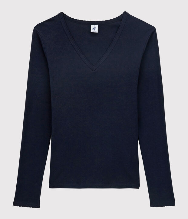 Camiseta ICONICA de punto cocotte de algod&oacute;n para mujer SMOKING