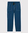 Pantalón de corte normal de sarga de niño azul MAJOR