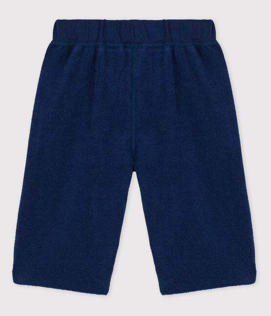 Bermudas de rizo de niño azul MEDIEVAL