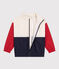 Cortavientos infantil con capucha plegable blanco AVALANCHE/ MULTICO
