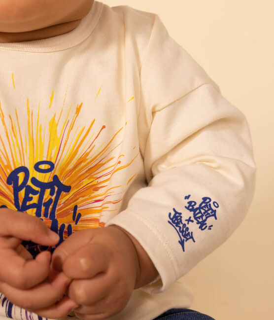 Camiseta de manga larga de jersey para bebé crudo AVALANCHE
