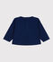Sudadera lisa de algodón para bebé azul MEDIEVAL