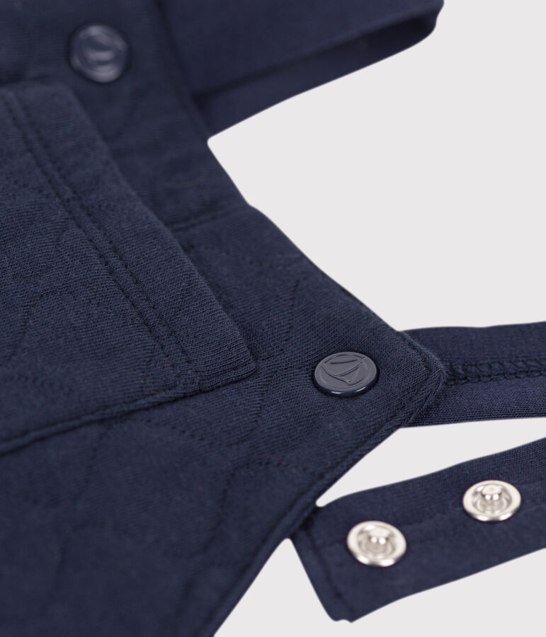 Peto largo de t&uacute;bico acolchado de beb&eacute; azul