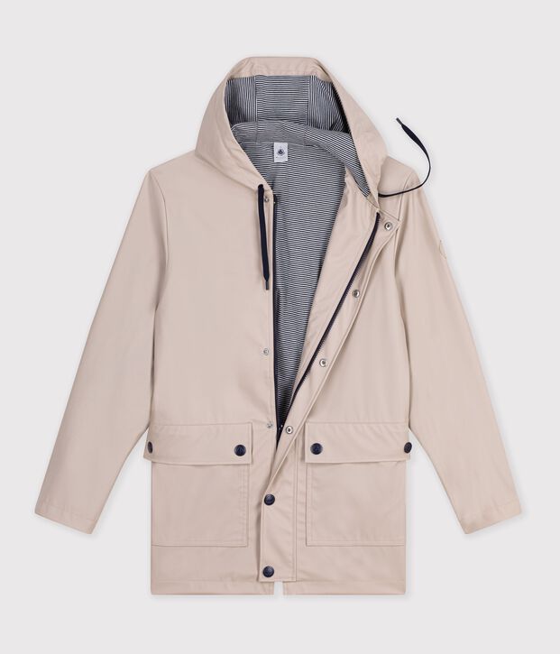 Chubasquero ic&oacute;nico unisex crudo
