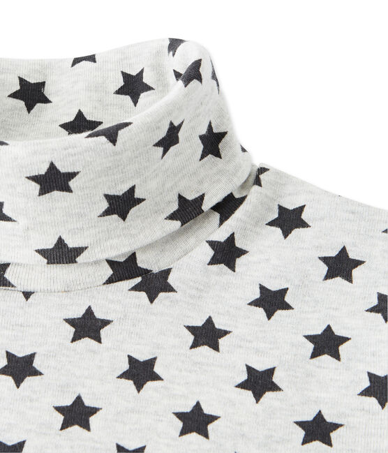 Camiseta cuello cisne estrellas gris BELUGA/gris MAKI