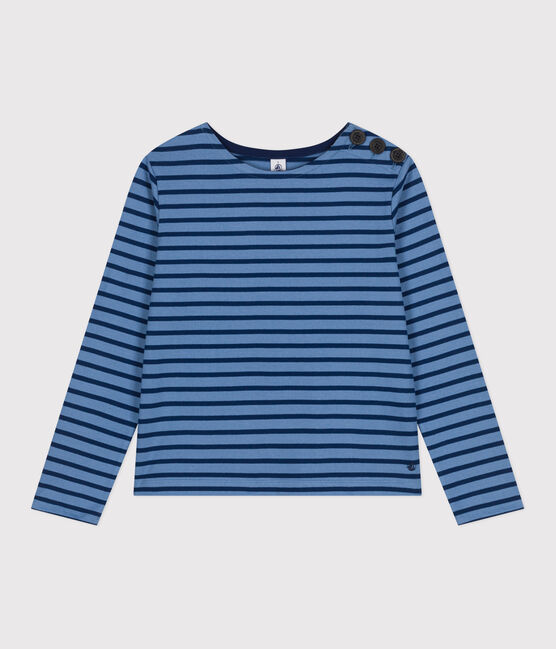 Marinera de algodón con botones para mujer azul BEACH/ MEDIEVAL
