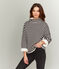 Marinera reversible de mujer negro CITY/beige COQUILLE
