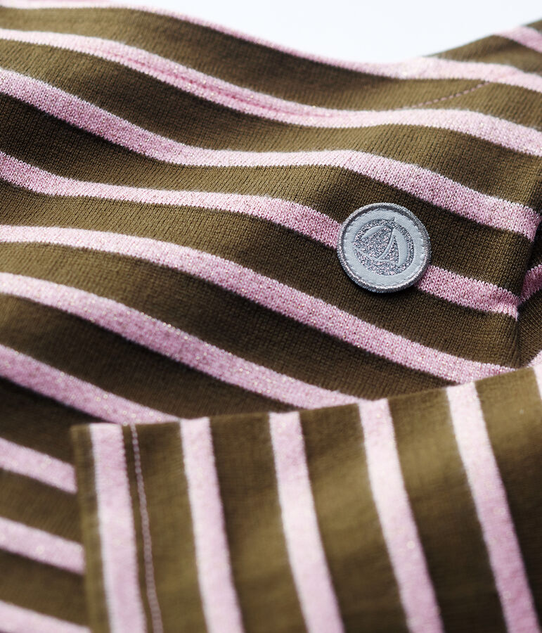 Marinera de algod&oacute;n de ni&ntilde;a verde/CHARME BRILLANT