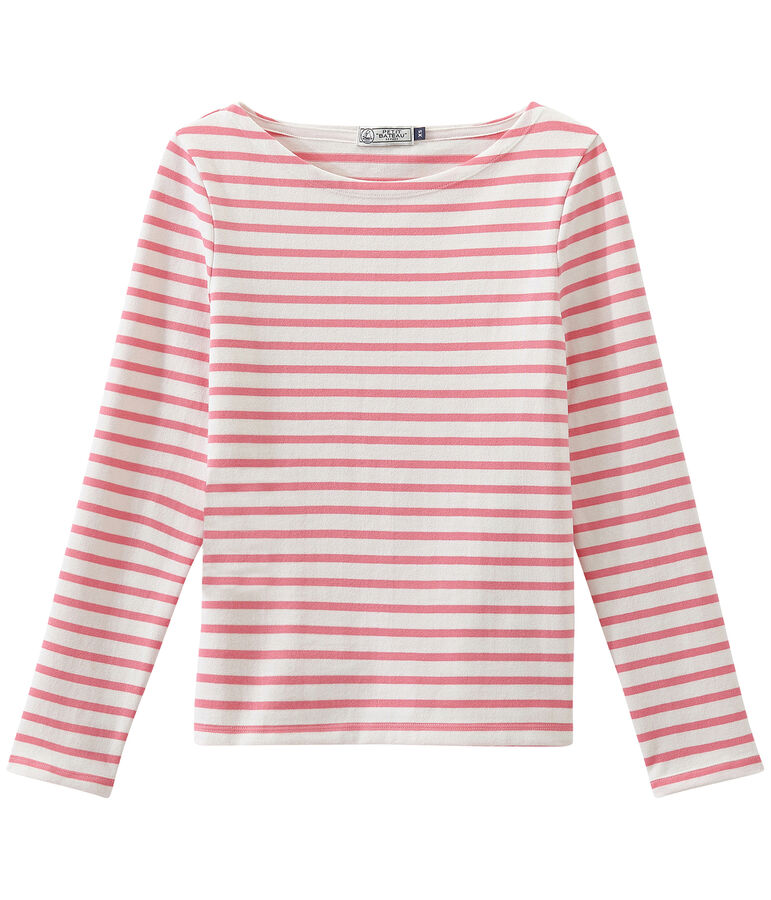 Marinera ic&oacute;nica blanco/rosa