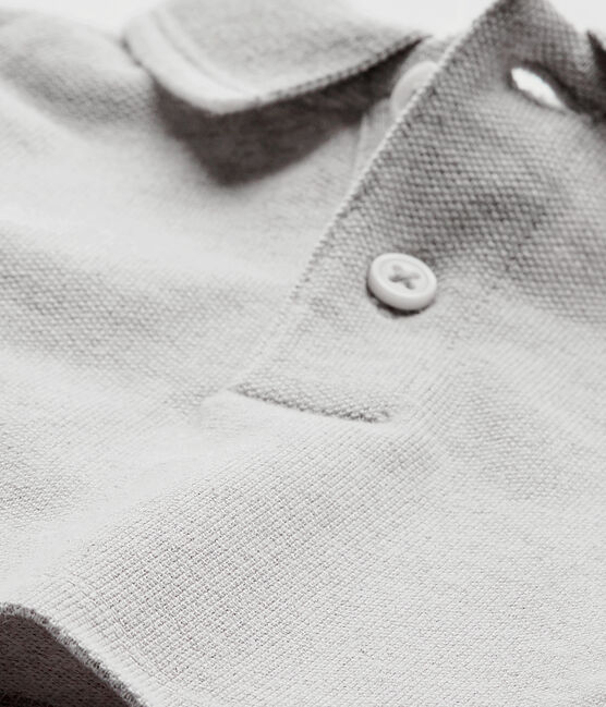 Polo para bebé niño gris BELUGA CHINE