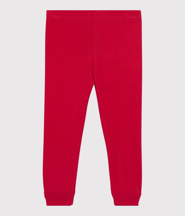 Leggings de algod&oacute;n de beb&eacute; rojo