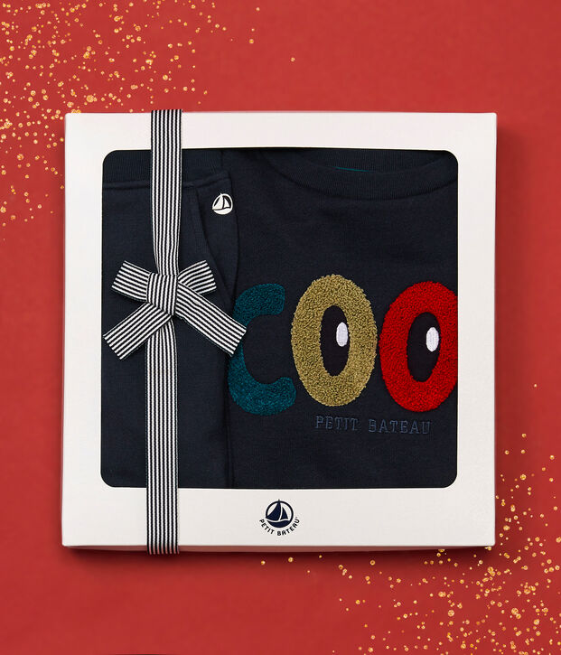 Estuche de regalo de sudadera y pantal&oacute;n de ch&aacute;ndal de ni&ntilde;o multicolor