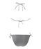 Bikini milrayas para mujer azul ABYSSE/blanco LAIT