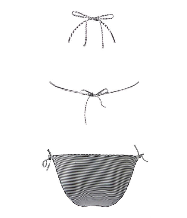 Bikini milrayas para mujer azul/blanco