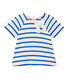 Camiseta bebé niña de manga cortos a rayas