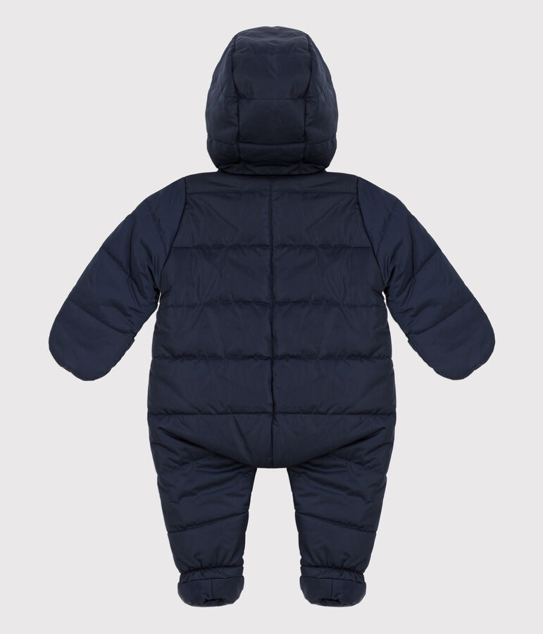 Mono buzo de beb&eacute; de materiales reciclados azul