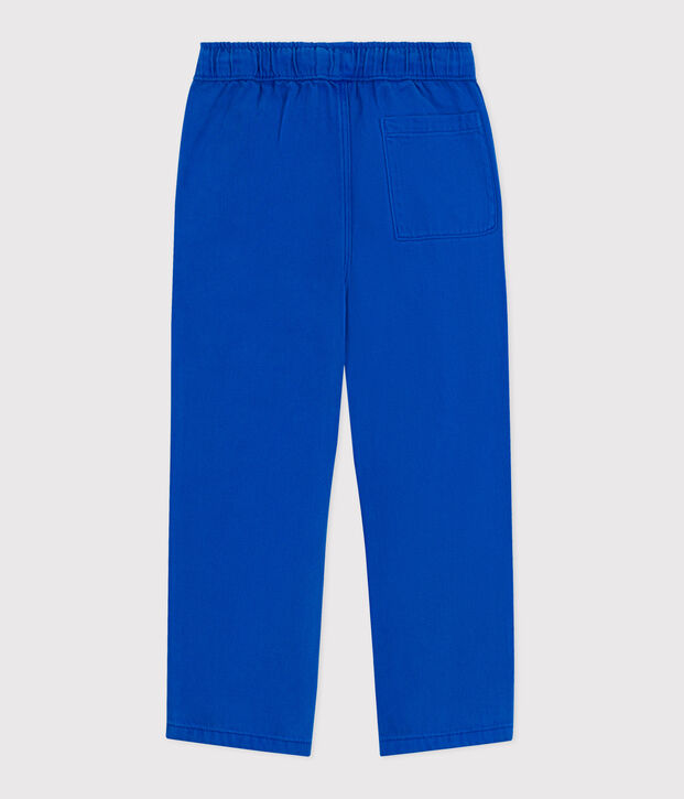 Pantal&oacute;n infantil de algod&oacute;n azul