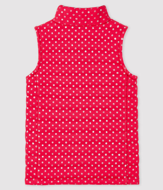 Chaleco para niña rosa POPPY/gris ARGENT